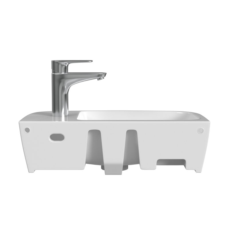 Baignoire de rinçage à main compacte