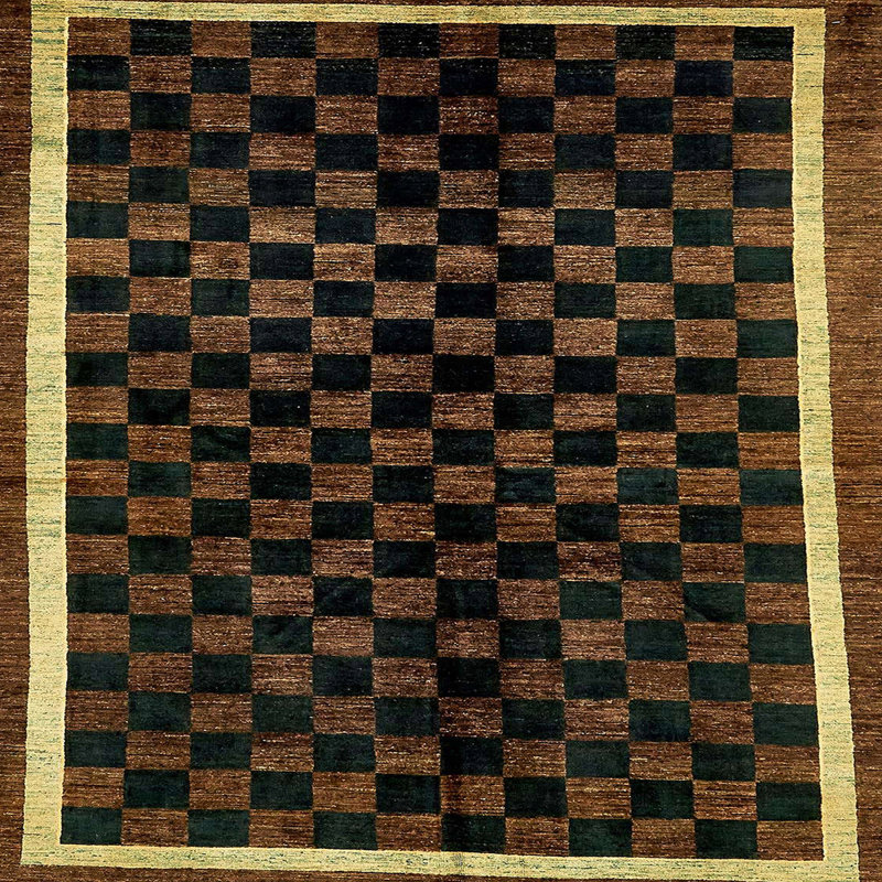 Abstract Indoor Rug, Square 8'