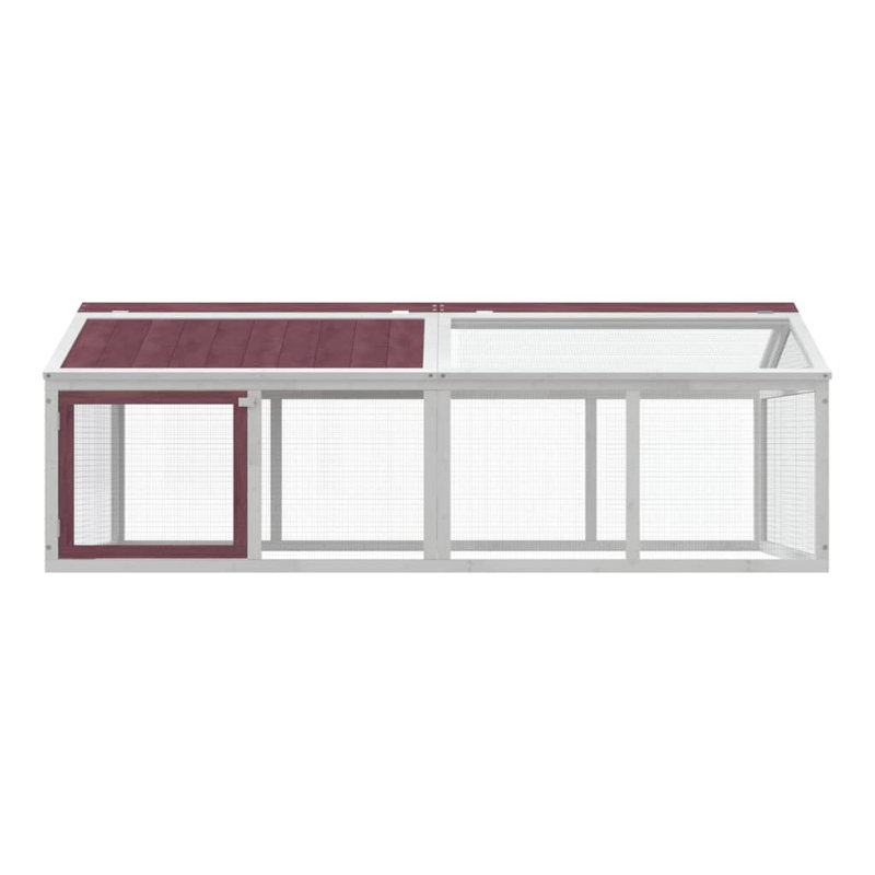 Norcross Weather Resistant Small Animal Playpen, Mocha/White