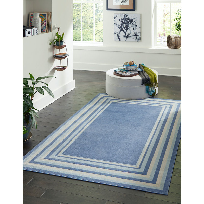 Tapis contemporain Contemporary Nin, Carré 8 pi