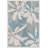 Waddington Floral Ivory Turquoise Indoor Outdoor Area Rug-52201367