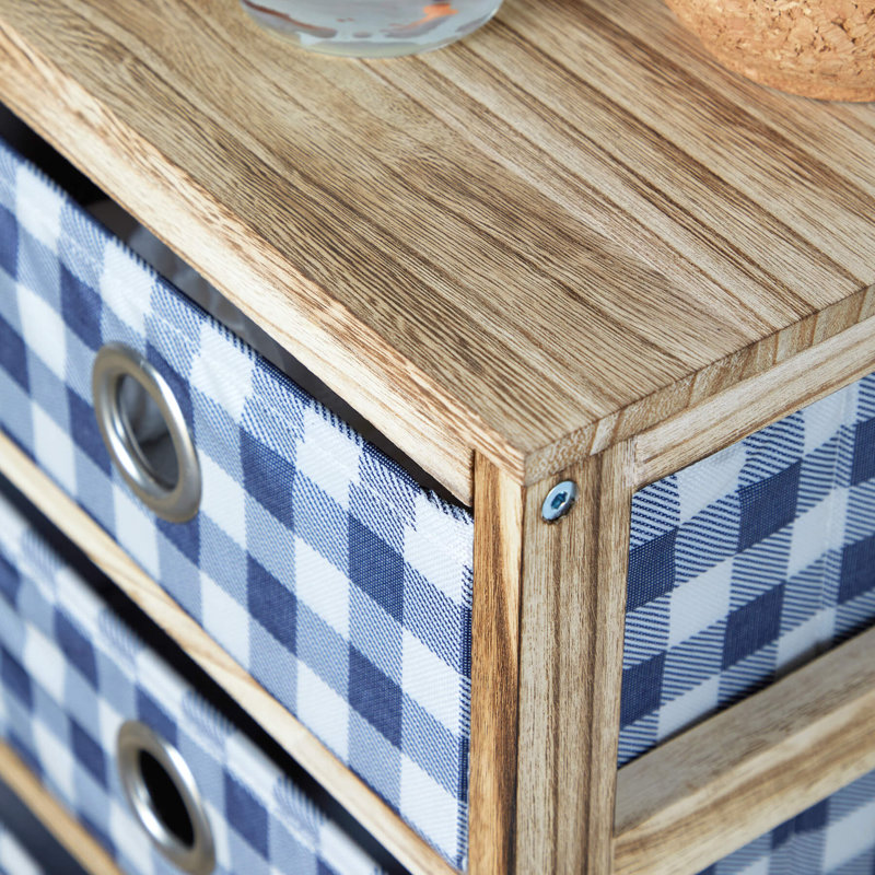 Shadybrook 3 Fabric Drawer Storage Chest Unit