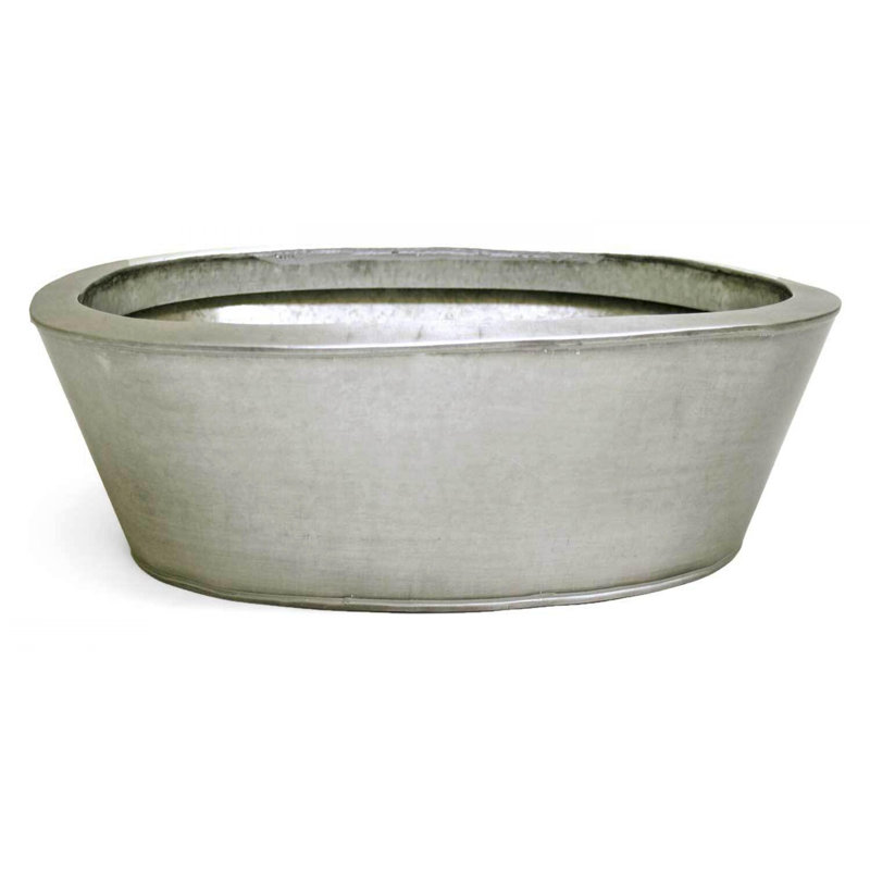 Galvanized Titanium Oval Dish
