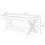 Banc rembourré en velours Mid-Century-821812358