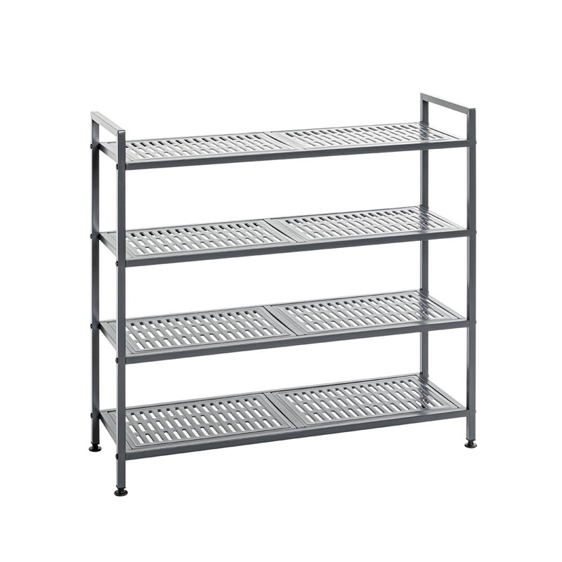 Shoe Rack anthracite, 73 x 72 x 25 cm