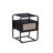 Colson Black Finish Accent Table