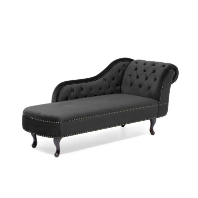 Jeb Velvet Chaise Lounge