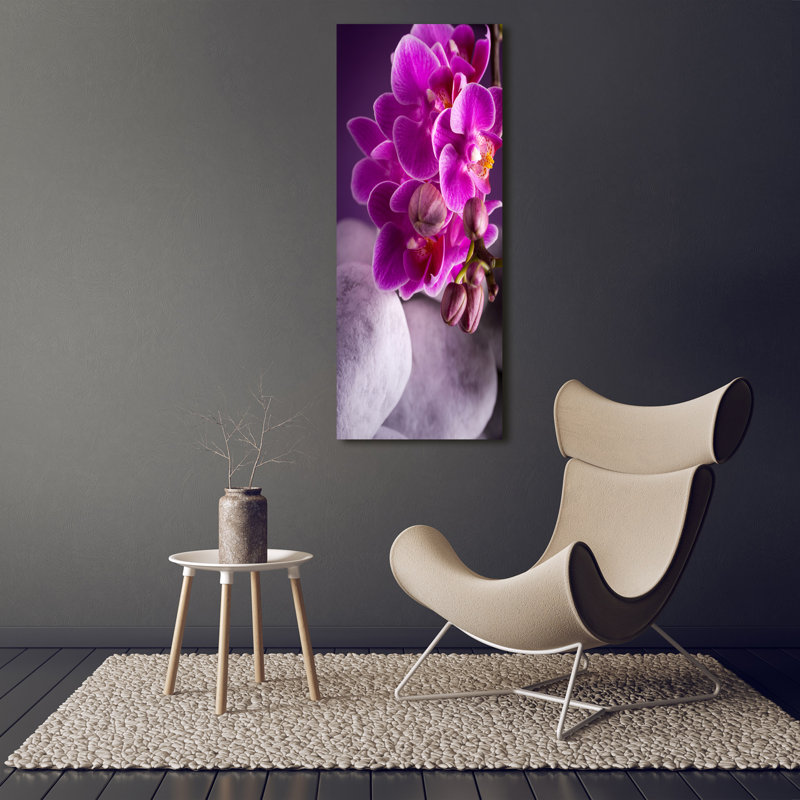 Pink Orchid - Wrapped Canvas Print