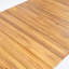 Table de salle à manger d'extérieur en bois d'acacia de L 79 po