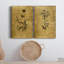 Croquis d'or Botanique I - Ensemble de 2 peintures sur toiles-1923527860-1923527858-1982830814
