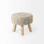 Tabouret d'appoint en bois massif Laverty