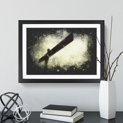 Angel of the North in Newcastle Vol.4 Paint Splash - Picture Frame Graphic Art