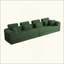 Canapé modulaire en forme de L, canapé modulaire en velours côtelé de style minimaliste moderne-1376998827