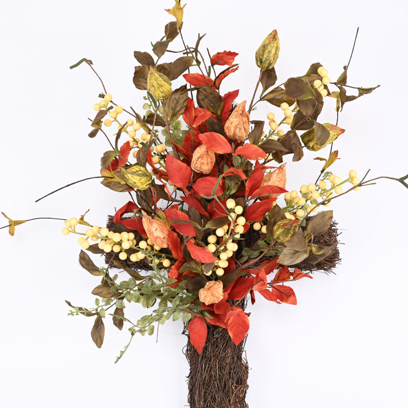 Couronne de fleurs 12 po Gaudencio