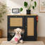 Station d'alimentation avec 2 bols pour chiens