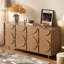 Buffet Vintage 4 tiroirs 4 portes
