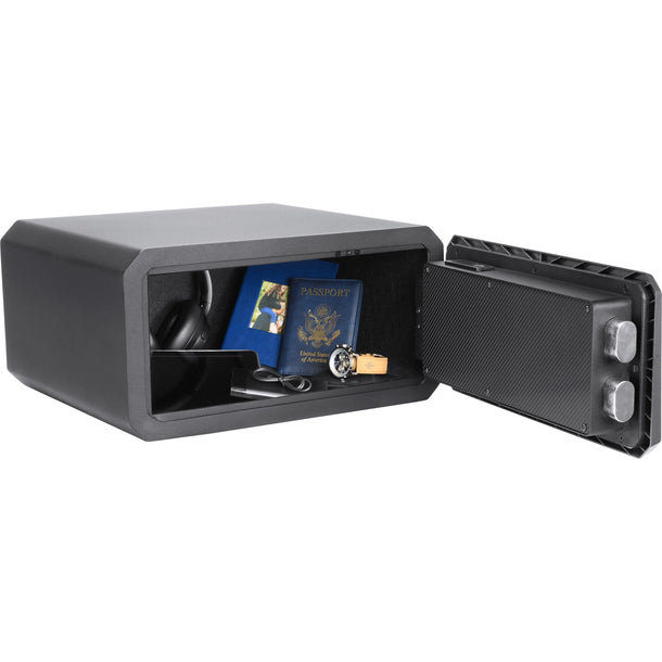 Obsidian 1.15 cubic feet 9-User Touchscreen Biometric Keypad Security Safe, 9"H x 17.5"W x 16"D