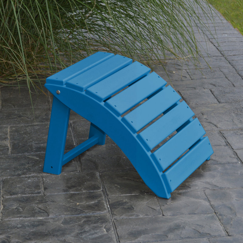 Repose-pieds pliant Lriot, Bleu