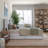 Akanthou Solid Wood Storage Bookcase Platform Bed with Footboard & Under Bed Drawers-725538331-725538328