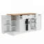 Multi-Functional Storage Sideboard with Adjustable Shelves-1077360388