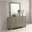 Commode de rangement à six tiroirs, commode de chambre en bois
