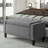 Versatile Linen Ottoman With Spacious Storage And Plush Seating For Living Room