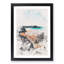 Tolcarne Beach in Newquay - Picture Frame Graphic Art-56924128-56924130