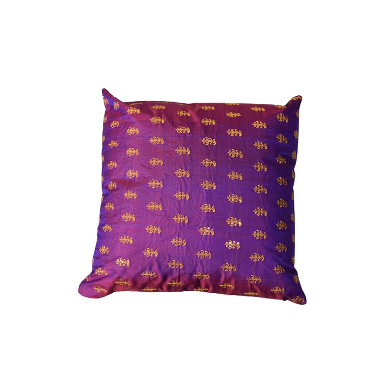 Housse de coussin décorative faite à la main 16 po x 16 po