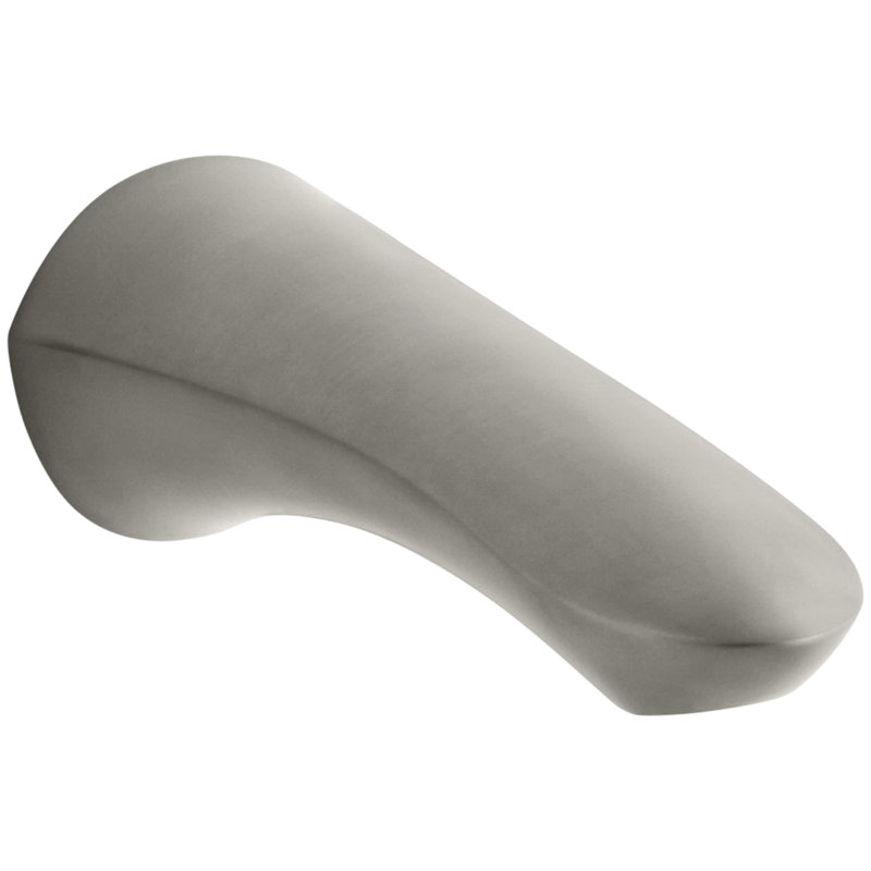 Refinia Wall-Mount Non-Diverter Bath Spout, Vibrant Brushed Nickel