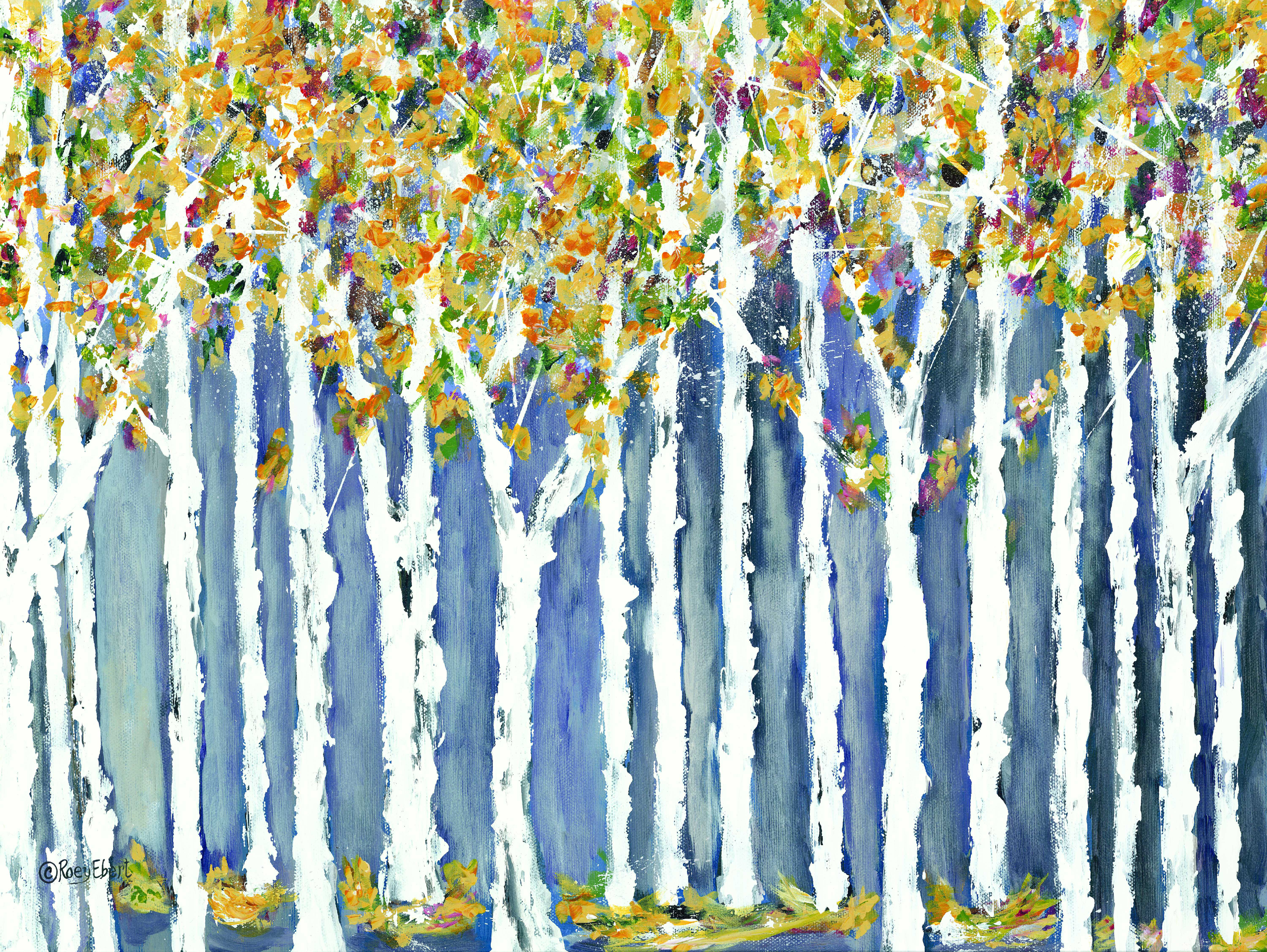 Millwood Pines Birch Trees - Wrapped Canvas Painting | Wayfair