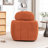 Ashyiah 32'' Wide Swivel Chair With Round Metal Base-1498694173