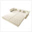 Canapé-lit surdimensionné escamotable, canapé-lit convertible avec motif capitonné en tissu fait à la main, causeuse en velours multifonctionnel pour le salon, la chambre à coucher, un appartement-922187304