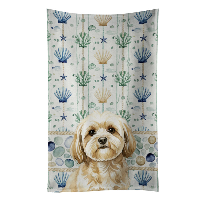 Torchon crème Lhasa Apso, Crème Lhassa Apso