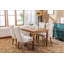 Ensemble de chaises de salle à manger rembourrées en velours luxueux avec dossier haut et rivets décoratifs, pieds en bois massif-583979014-583979022