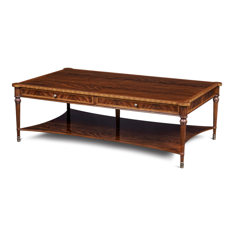 Scarborough House Solid Wood Cocktail Table, Mahogany