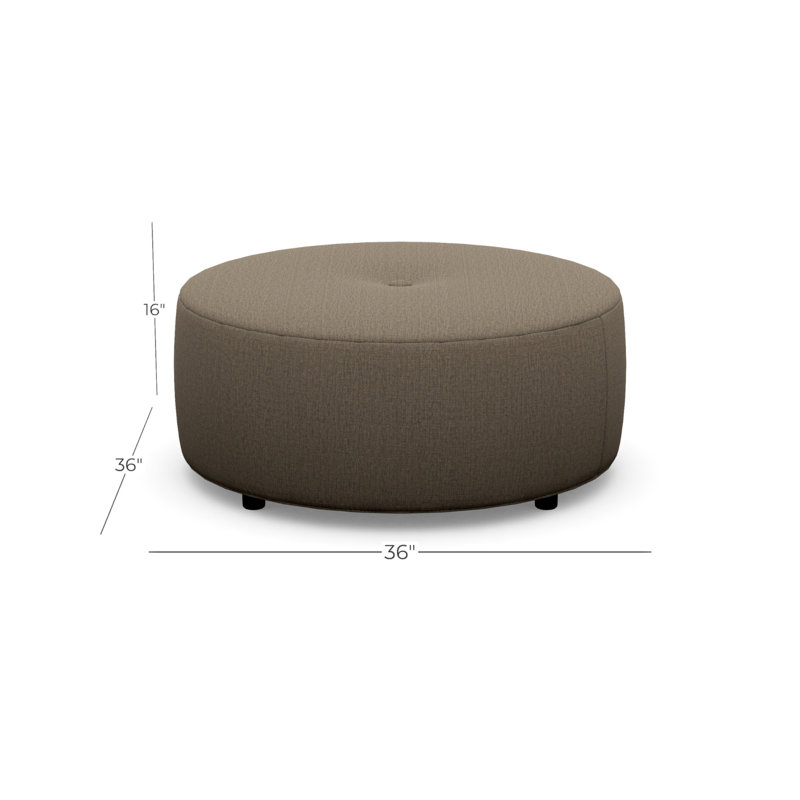 Pouf Round Ottoman, Grande 120912
