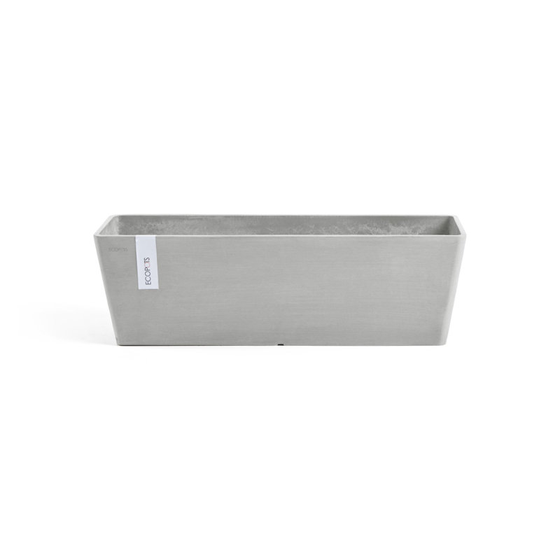 Ensemble de 2 pots à fleurs Laria, Blanc gris