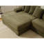 Oversized Two-Piece Couches, L Shaped Sofa, Corduroy, Left Chaise Daybed,With Armrests,Eight Throw Pillows,Corner Sofa,Easy To Assemble, Green-502224490