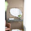 Miroir coquelicot en métal doré 30 X 1 x 40 po-175296366