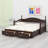 Daybed With Trundle Bed, Extendable Daybed With Two Storage Drawers-684288246