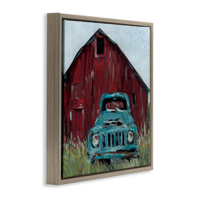 Turquoise Pickup Truck Floating Frame, design by Wani Pasion