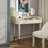 Carleen Penelope Vegan Leather Wrapped Vanity Desk-38555629