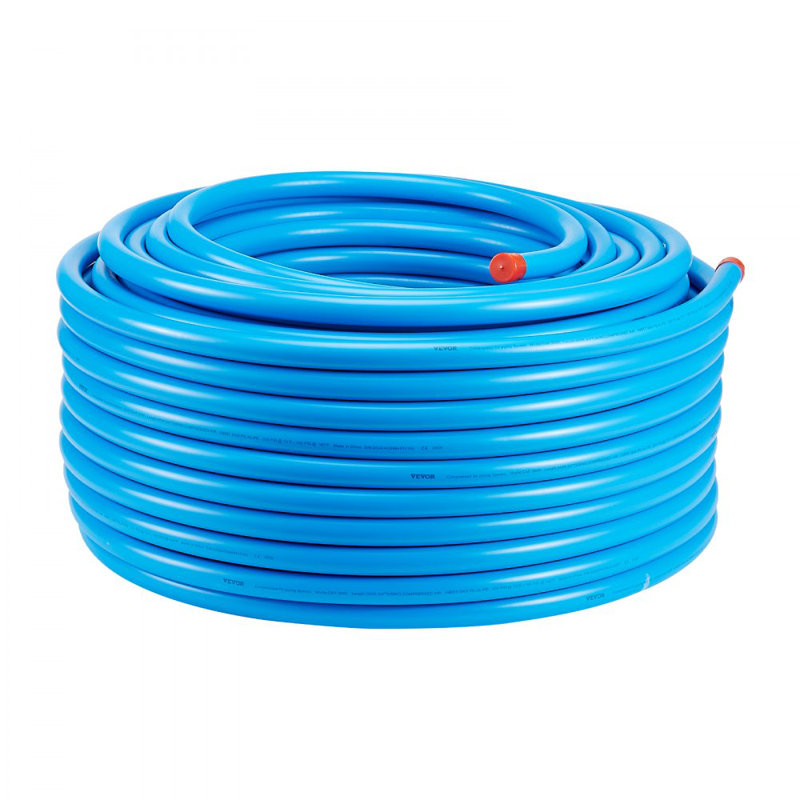 Air Compressor Line Kit 3/4'' x 200FT HDPE/Aluminum Shop Air Piping System Blue, 12.79" H x 20.3" W x 20.3" 