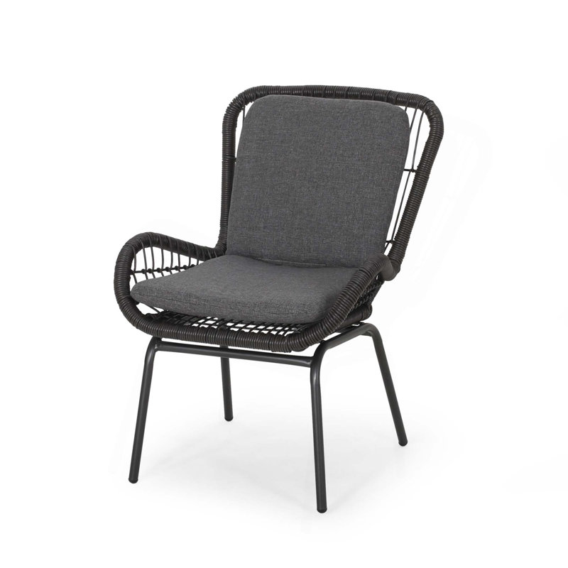 Chaise d'appoint contemporaine à la mode, Gris
