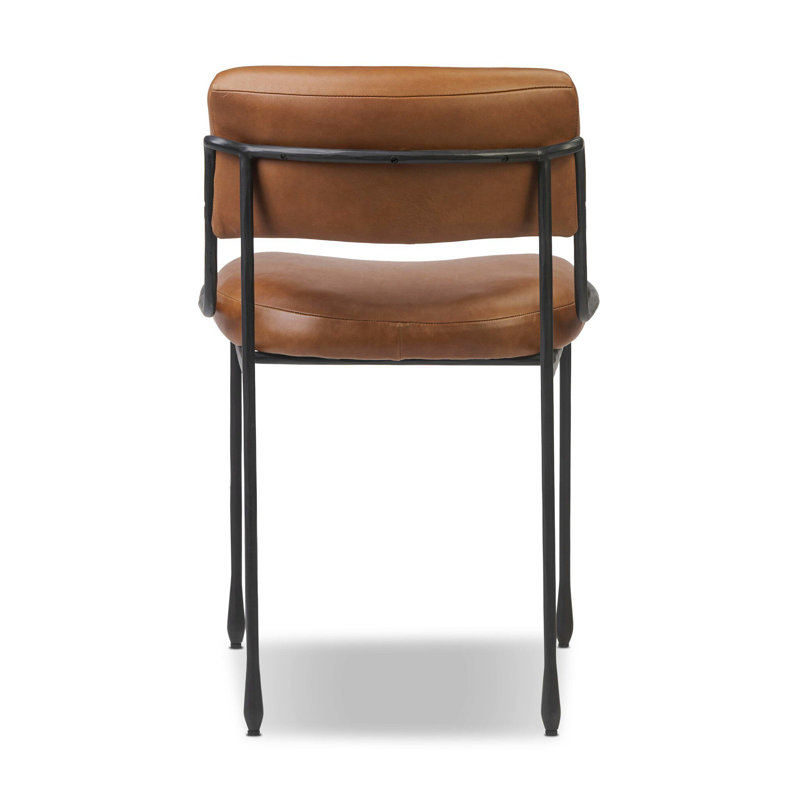 Nettie Dining Chair-Crypton Nomad Snow, Sonoma Chestnut