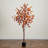 6ft. Pre-Lit Autumn Eucalyptus Artificial Fall Tree with 300 Warm White LED Lights
