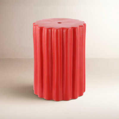 Pier Ceramic Accent Stool