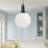 Luminaire suspendu sphère 1 lumière Castilla-66310708-66310707
