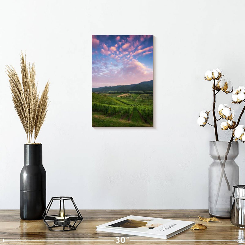 Alvord Vast Alsace Vineyard, 12" H x 8" W