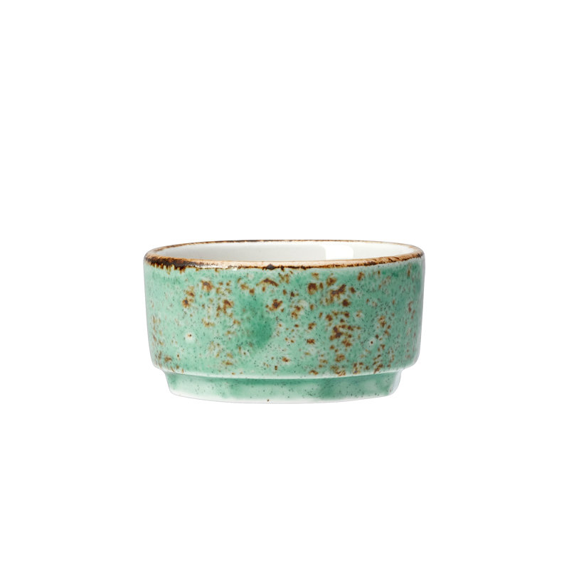 Trempette artisanale à la pomme, Bleu / blanc